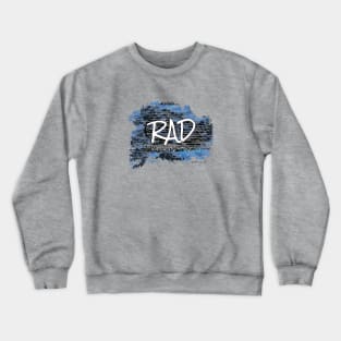 River Arts District - Asheville, NC - Grunge Blue GreyBG 21 Crewneck Sweatshirt